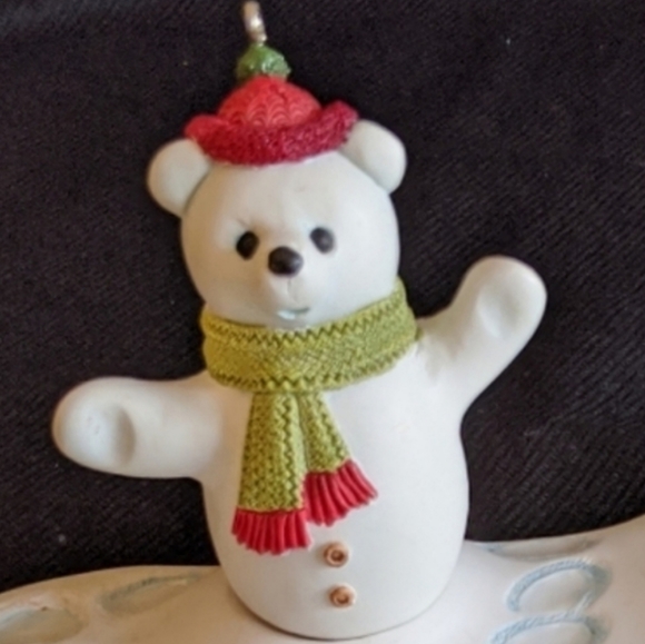 Hallmark Hollyday Hill Teddy Bear Ornament Set - Picture 9 of 16